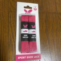 Butterfly 卓球用 スポーツシューレース ピンクのサムネイル