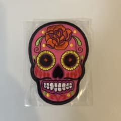 スカル 刺繍ワッペンのサムネイル