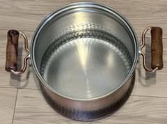 【新品未使用】銅製品　両手鍋のサムネイル