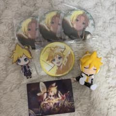 鏡音レン グッズセット 缶バッジ アクリルスタンドのサムネイル