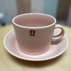 廃盤カラー イッタラ ティーマ パウダーピンク ティーカップ ソーサー