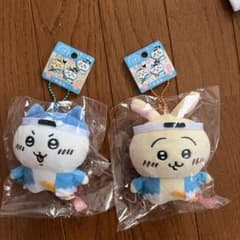 ちいかわ ハチワレ うさぎ 新選組 マスコット ぬいぐるみ 2点セットのサムネイル