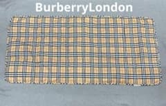 K615◯ BurberryLondon 羽毛ひざかけ ハーフケット70×150 - メルカリ