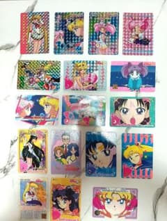 セーラームーン カードダス 17枚 カード セット キラ ノーマル - メルカリ