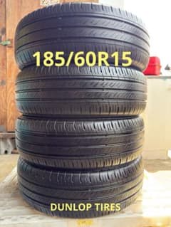 タイヤ・ホイール (046)185/60R15 DUNLOP ENASAVE EC300 119)185/60R15 DUNLOP ENASAVE EC300 - メルカリ