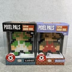 新品 PIXEL PALS マリオ・ルイージ 2個セット MARIO LUIGI PIXEL PALS 光る LED - メルカリ