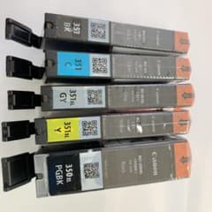 純正キャノン Canon BCI-351 C+Y+BK+GY+PGBKのサムネイル