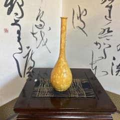 九谷焼　作家　鶴首一輪挿し 九谷焼 作家 鶴首一輪挿し - メルカリ