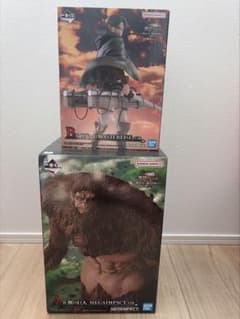 Ichiban Kuji Attack Titan Prize A: Beast Titan Prize B: Levi Figure
