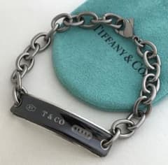 Tiffany 1837ブラックチタンコンビブレスレット - メルカリ