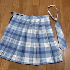 2XL コスプレ 制服 水色 スカートのサムネイル