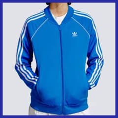 アディダスオリジナルス SST トラックジャケット ジャージ 青 レディースM