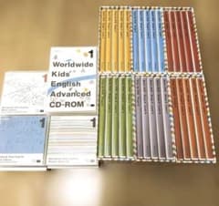 匿名 ワールドワイドキッズ WWK 英語学習 CD-ROM & DVD セット - メルカリ