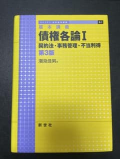 基本講義 債権各論Ⅰ 第3版 潮見佳男 書き込みなしのサムネイル
