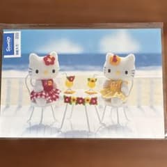 希少】ハローキティ ポストカード キティと妹のミミィ 2001年製 - メルカリ