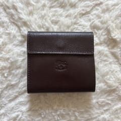 IL BISONTE 二つ折り財布 レザー ダークブラウンのサムネイル