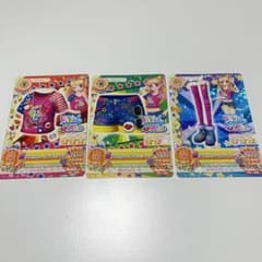 Thumbnail of アイカツカード/ビビットキス/アメリカンペイントコーデ3枚セット/夏樹みくる