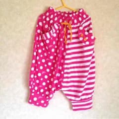 ピンク水玉♥︎サルエルパンツのサムネイル