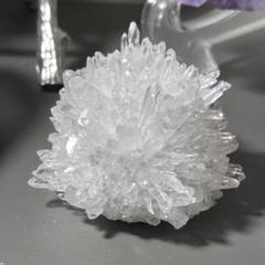 ミニりゅう 虹入り⭐菊花水晶クラスター⭐2個お花付⭐N108 ミニりゅう 虹入り⭐菊花水晶クラスター⭐2個お花付⭐N108 ミニ