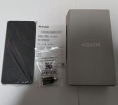 AQUOS sense6 SH-RM19ブラック 64GB 本体新品手帳ケース付のサムネイル