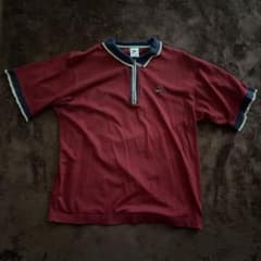 NIKE ハーフジップ ポロシャツ 赤タグ 90sのサムネイル