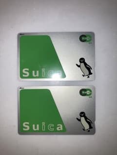 無記名 Suica スイカ 2枚 残高0円 送料込のサムネイル