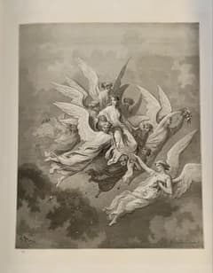 【特別お値下げ】【洋古書】ダンテ「神曲」れん獄・天国篇　ドレ挿絵入　※説明欄必読 ☆A3様専用☆【洋古書】ダンテ「神曲」れん獄・天国篇 ドレ挿絵入
