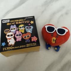 [店舗欠品品！] BT21ファミリーマート限定 ぬいぐるみバッチ TATAのサムネイル