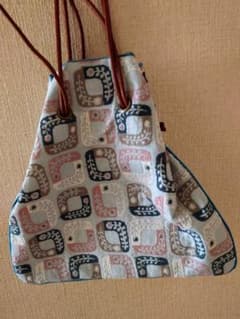 mina perhonen ロロ　ライトブルーサックバッグ　巾着バッグ ミナペルホネンロロ ライトブルー サックバッグ巾着バッグ - メルカリ