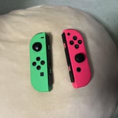 Nintendo Switch Joy-Con グリーン/ ピンク、ジャンク品 - メルカリ