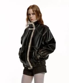 ROUGHNECK Washed leather mustang jacket - メルカリ