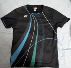 YONEX バドミントン ソフトテニス ユニフォーム XL 黒/青/緑 - メルカリ