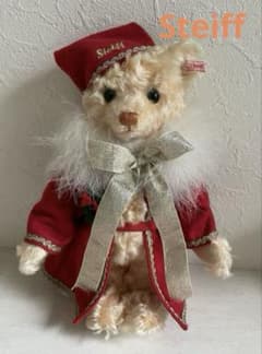 Steiffシュタイフ　サンタぬいぐるみ テディベア　2005年限定　クリスマス Steiffシュタイフ サンタぬいぐるみ テディベア 2005年限定 クリスマス