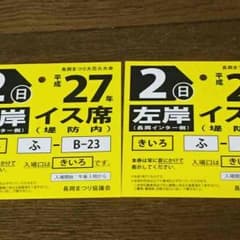 8月2日（日）長岡花火ペアチケットのサムネイル