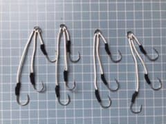 鯛ジグに最適なアシストフック(3本針) 4本セットのサムネイル