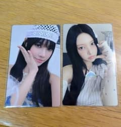 ILLIT ユナ トレカ 2枚セット bomb NOT CUTE ANYMOREのサムネイル