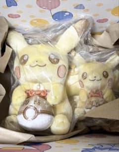 ピカピカ！ピカチュウ 30周年記念 ぬいぐるみ＆マスコット 2個セットのサムネイル