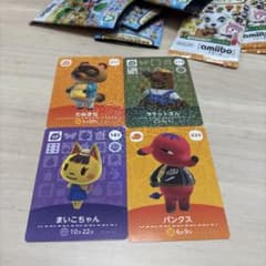 amiibo 카드 얽힌 도부츠의 숲 4장 세트