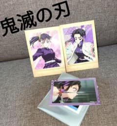 Demon Slayer: Kimetsu no Yaiba Photo Card Set of 3 - Kochou Shinobu　Kanao Tsuyuri