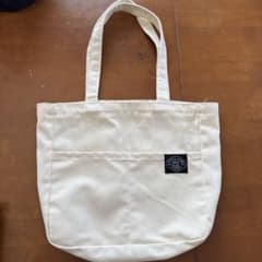 キャンバス トートバッグ アイボリーのサムネイル
