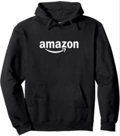 Amazon ロゴ プルオーバー パーカー ブラックのサムネイル