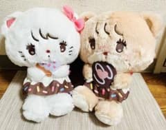 mikko×サンリオキャラクターズ ドーナツデザインBIGぬいぐるみ 2種セット