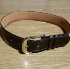 COACH ダークブラウン レザー ベルトのサムネイル