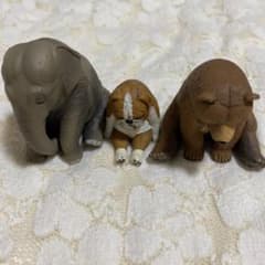 ひまなの寝　ゾウ　クマ　イヌ　平成レトロ　かわいい　動物　マニアル