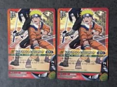 NARUTOカードゲーム プロモ うずまきナルト&うちはサスケ2枚セット