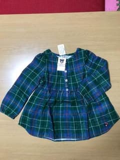 送料無料 新品 ミキハウス ワンピース 120cmのサムネイル
