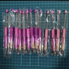 カスタムボールペン 12本セット ピンク パープルグラデーション　新品未使用