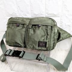 PORTER ポーター タンカー ウエストバッグ セージグリーン カーキ