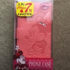 iPhone7ケース 皮製 ミニーのサムネイル