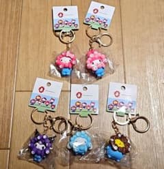 新品未使用☆万博 サンリオ ミャクミャク 立体キーホルダー 5種 - メルカリ